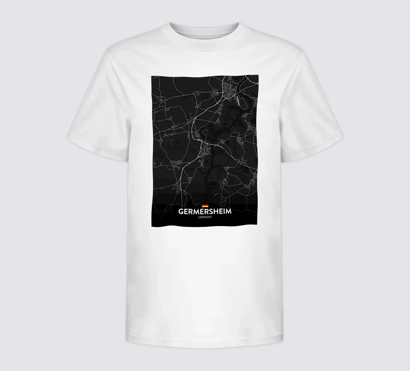 map kinder t-shirt van Christopher Adams