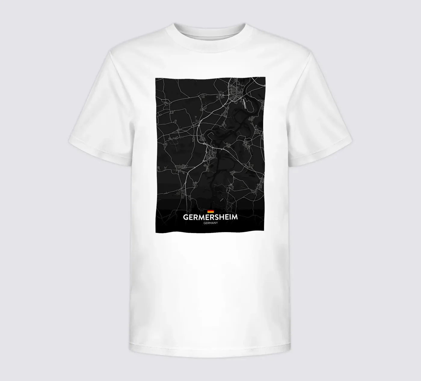 map kinder t-shirt van Christopher Adams