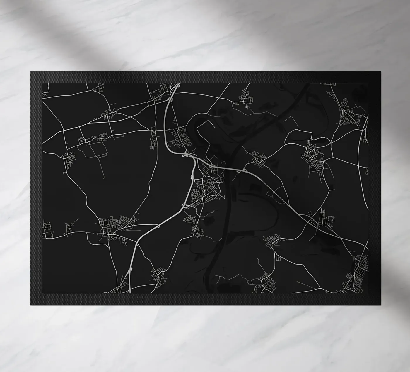 map doormat by Christopher Adams