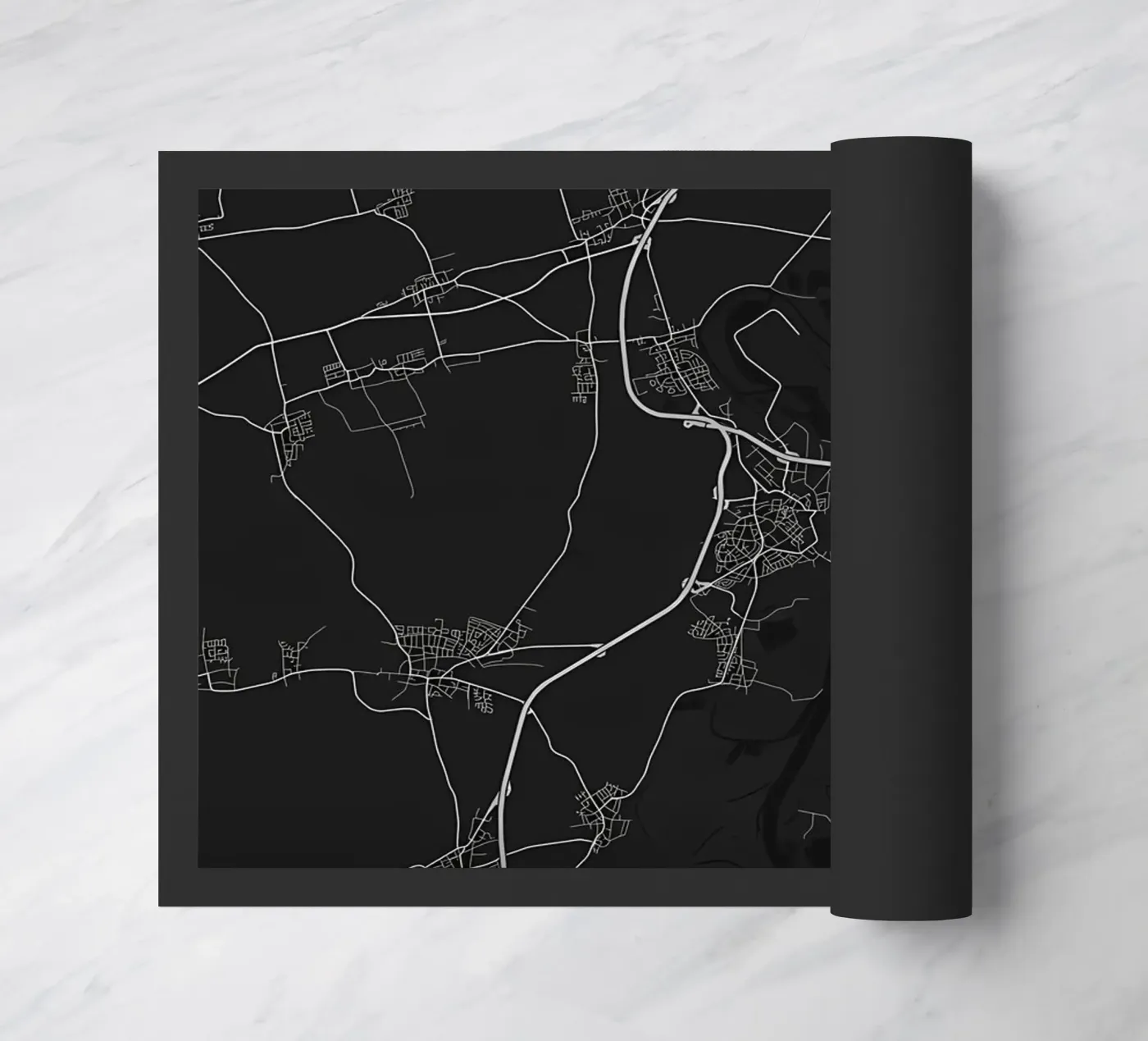 map Fußmatte von Christopher Adams