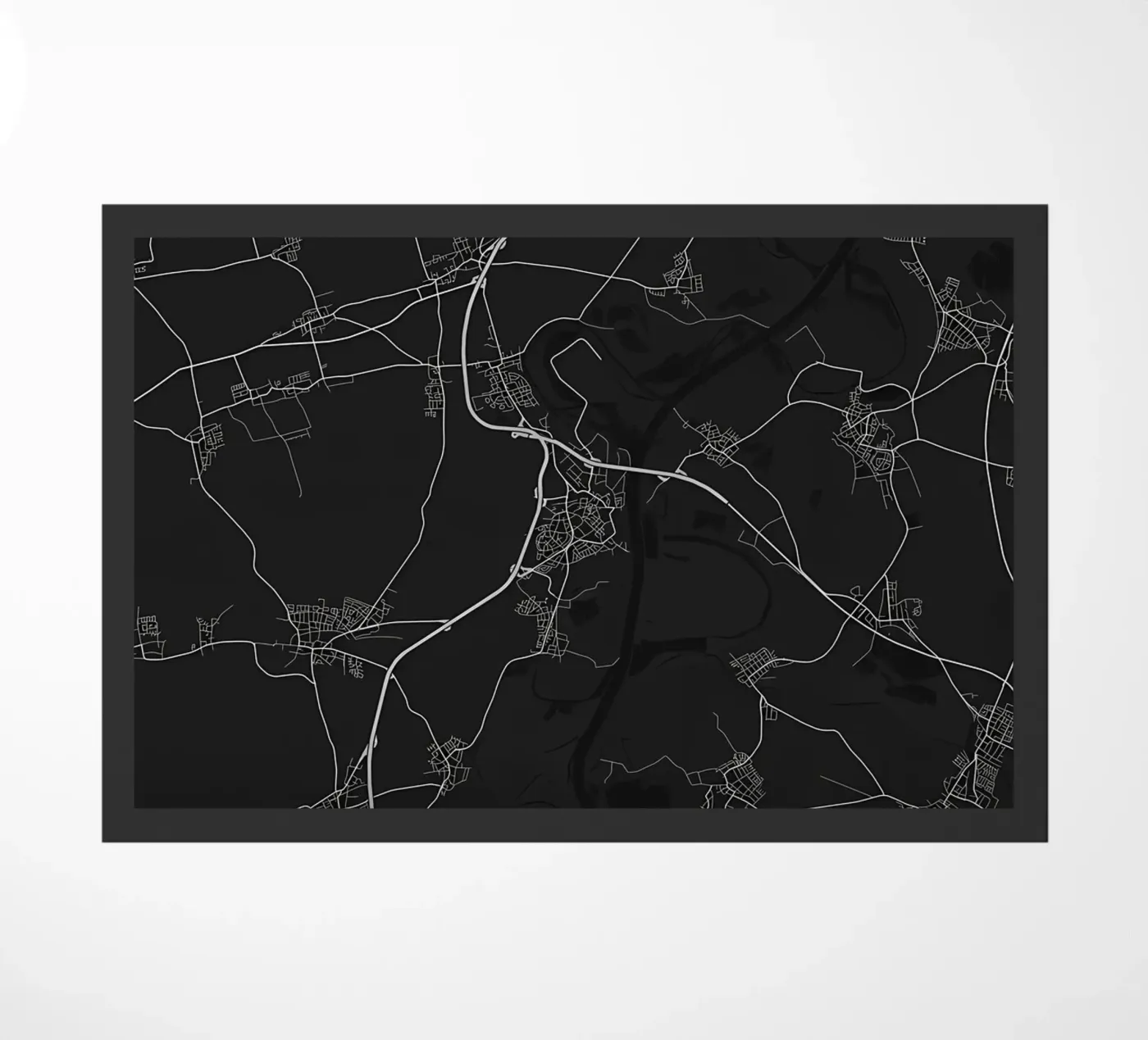 map Fußmatte von Christopher Adams