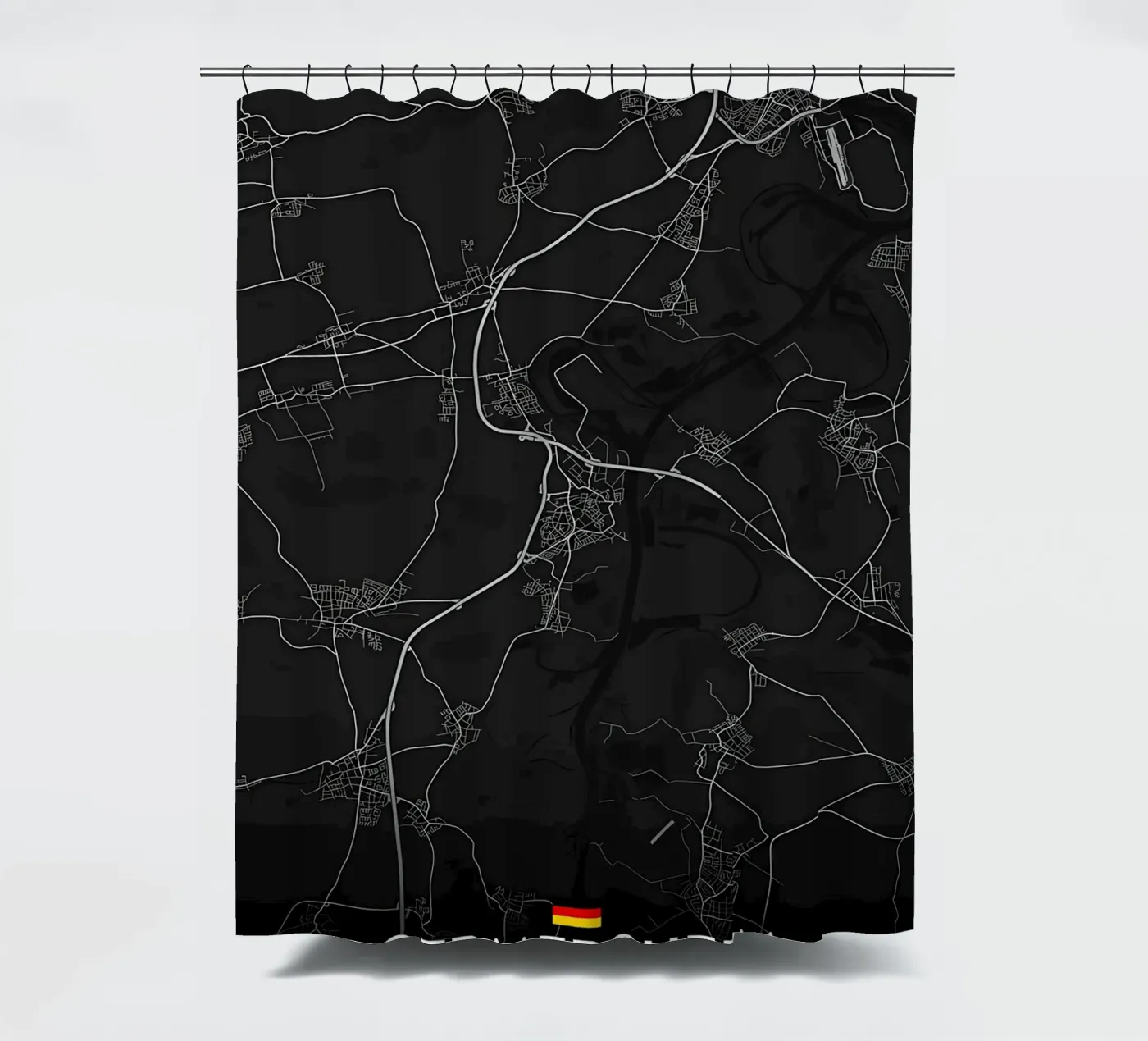 map douchegordijn van Christopher Adams