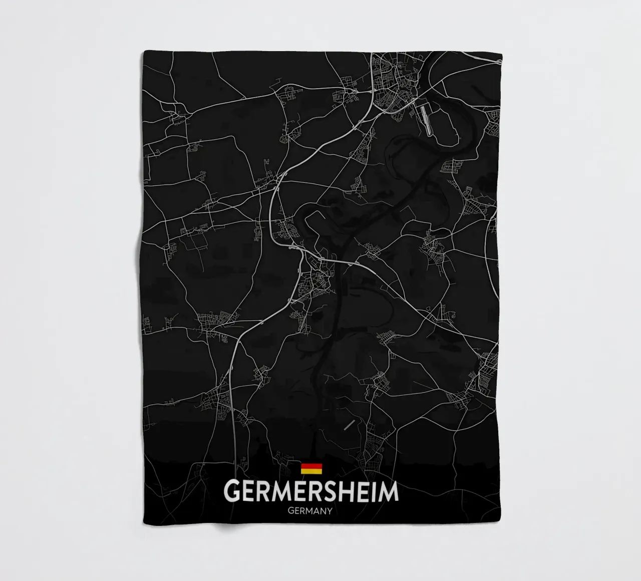 map Fleecedecke von Christopher Adams