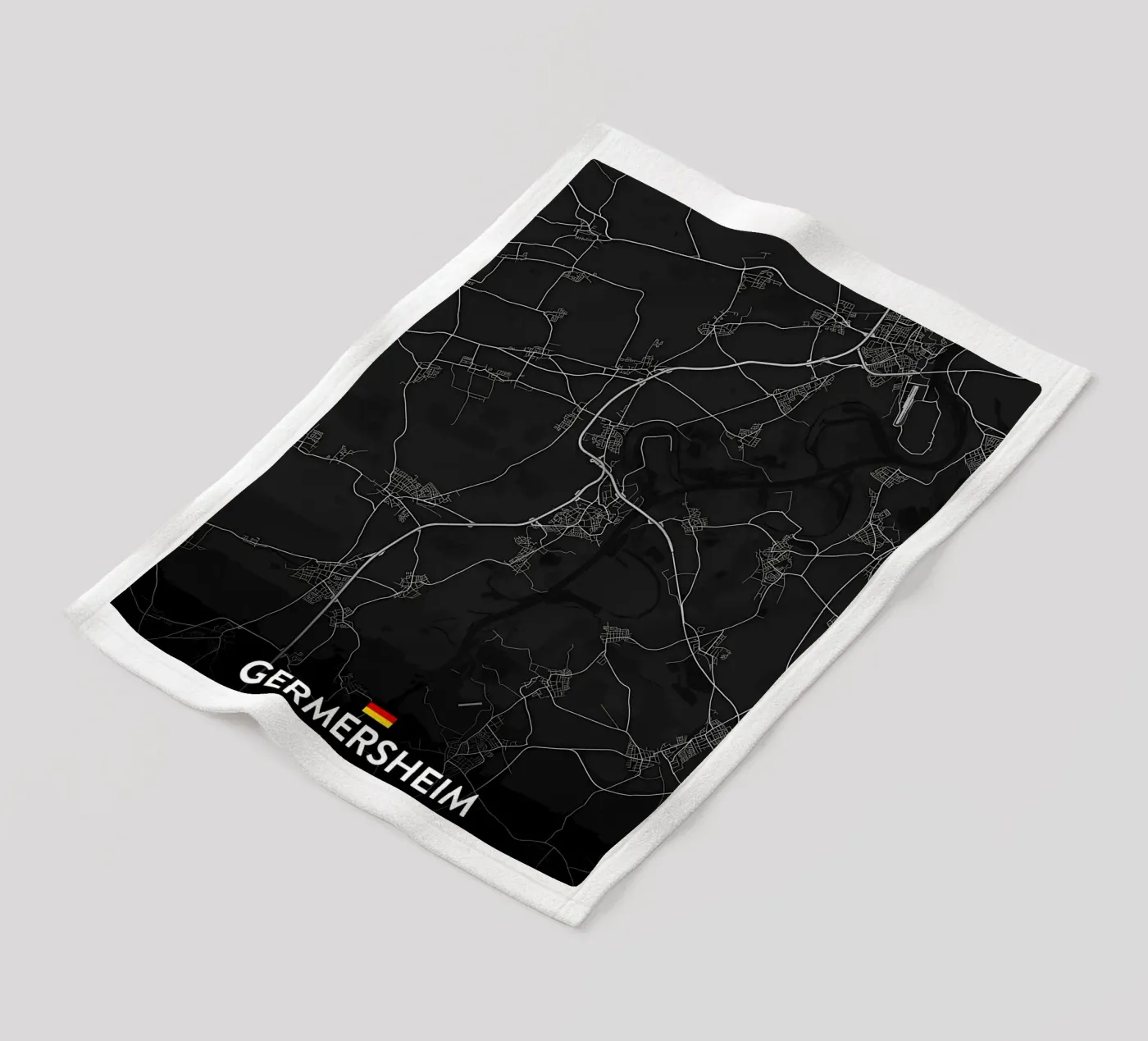 map plaid polaire de Christopher Adams