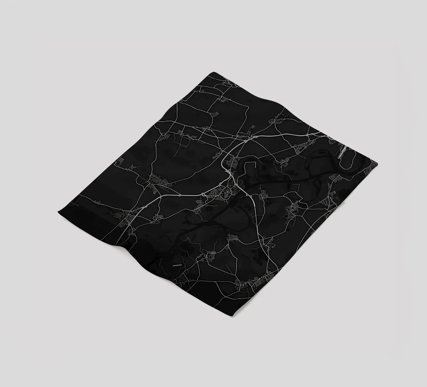 map plaid polaire de Christopher Adams