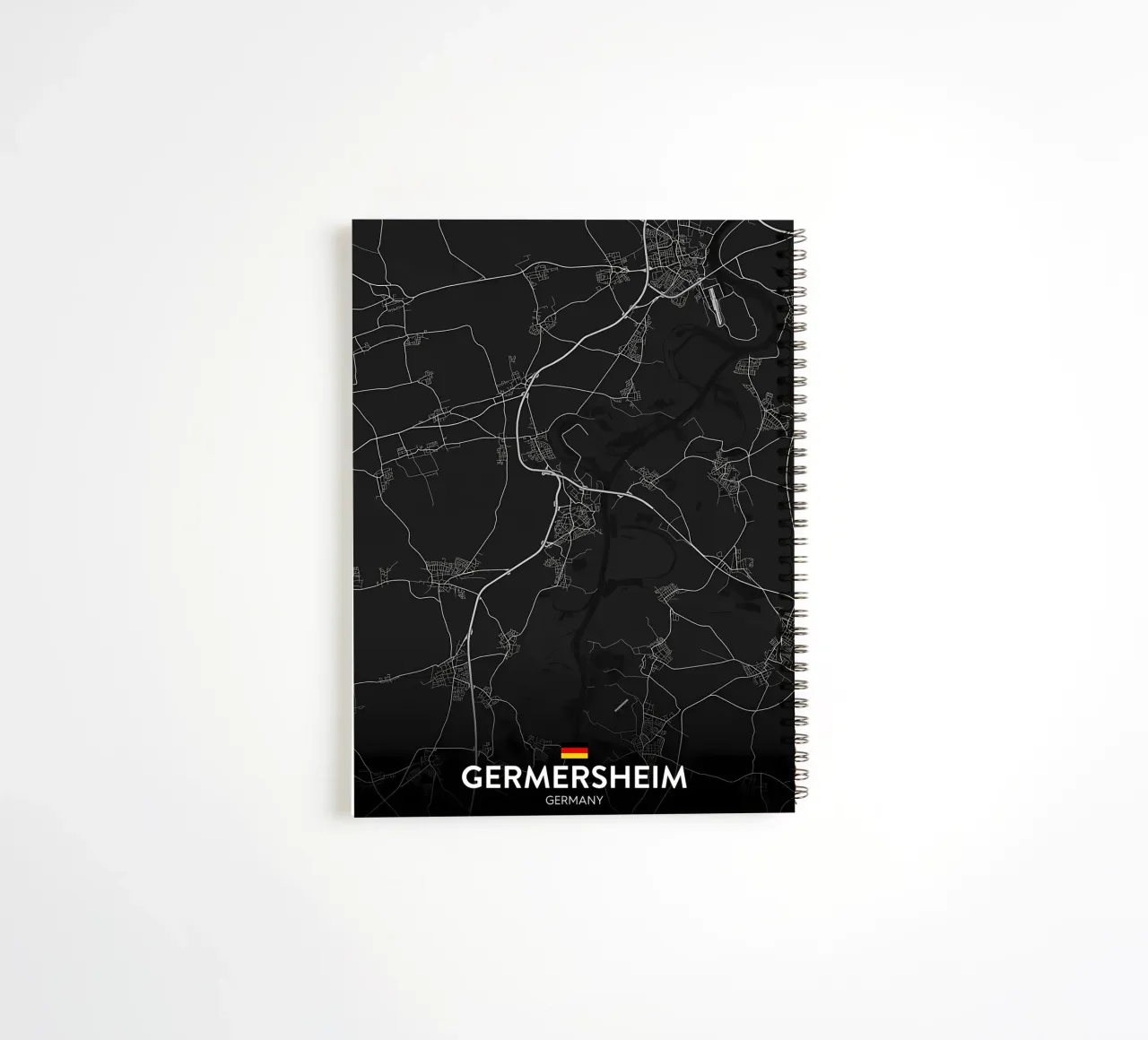 map spiral notebook by Christopher Adams