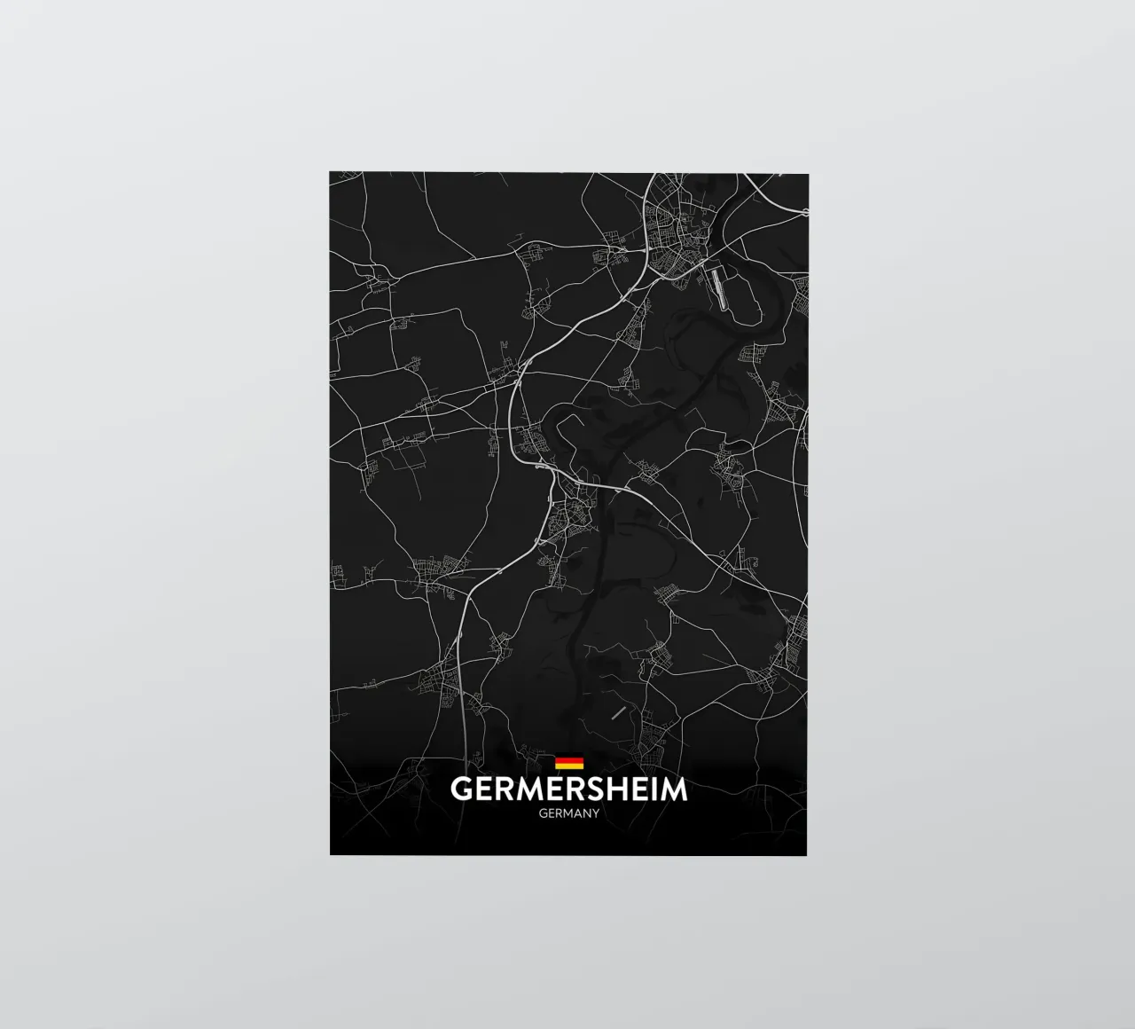 kaart sticker van Christopher Adams