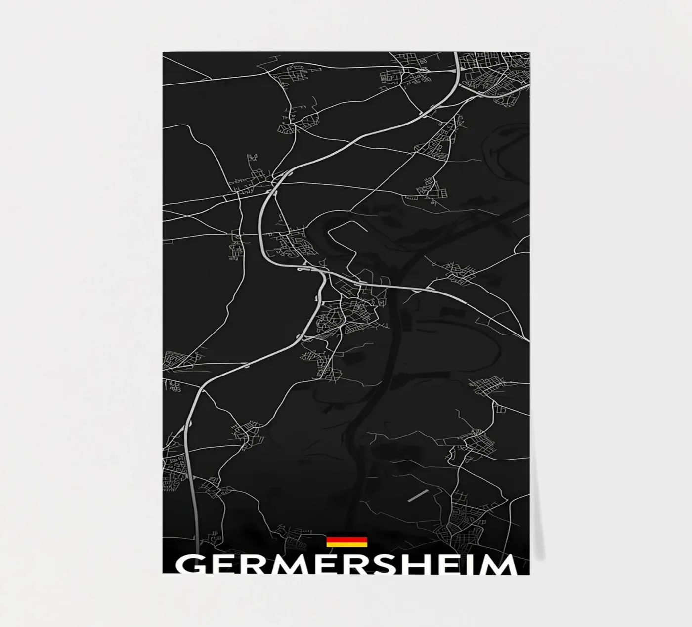 map Stickerbogen von Christopher Adams