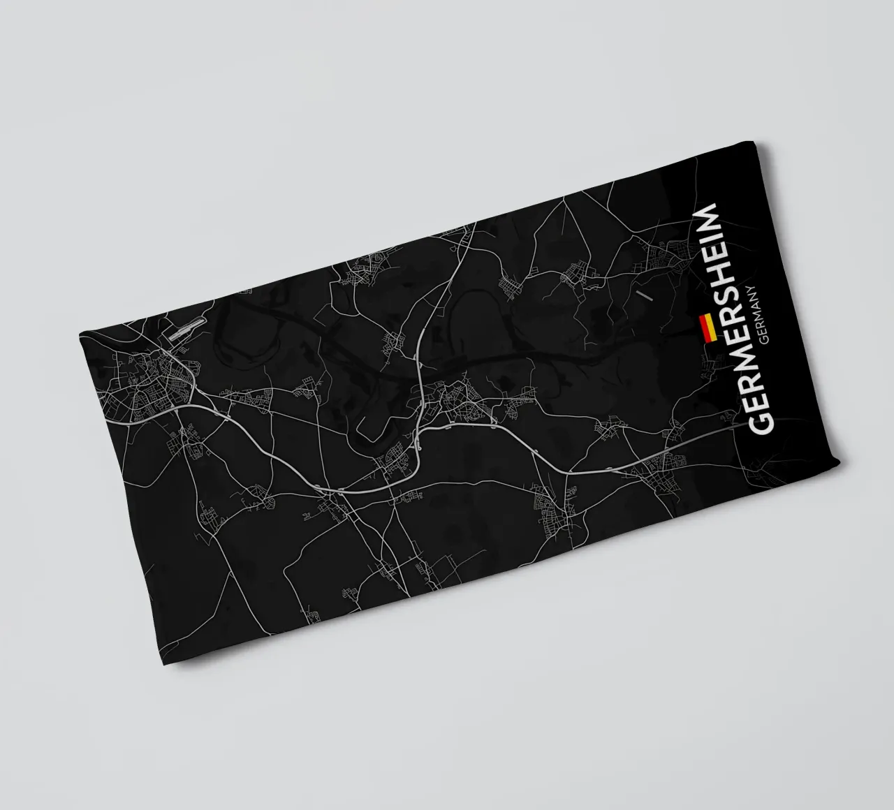 map asciugamano da bagno da Christopher Adams