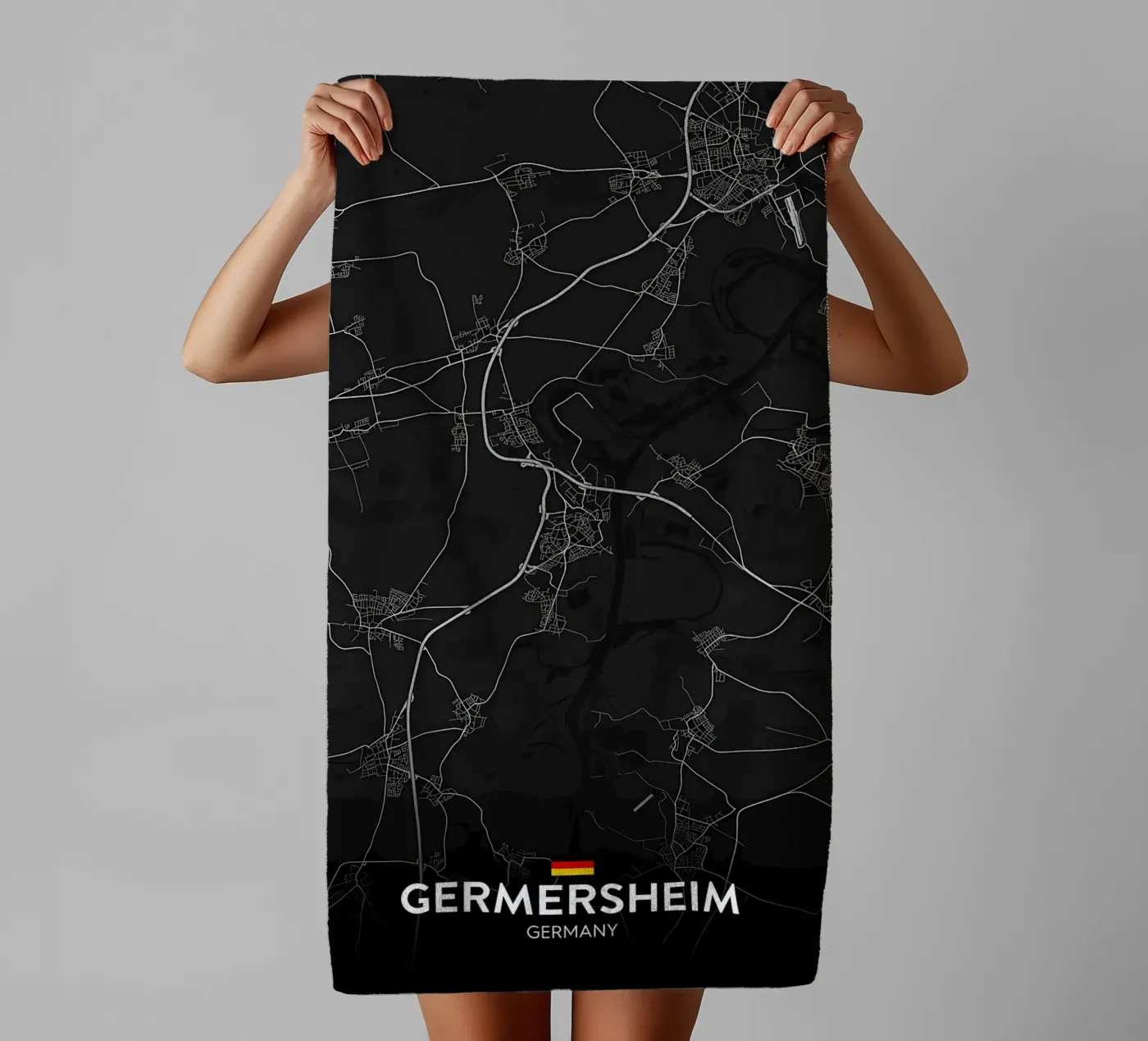 map badhanddoek van Christopher Adams