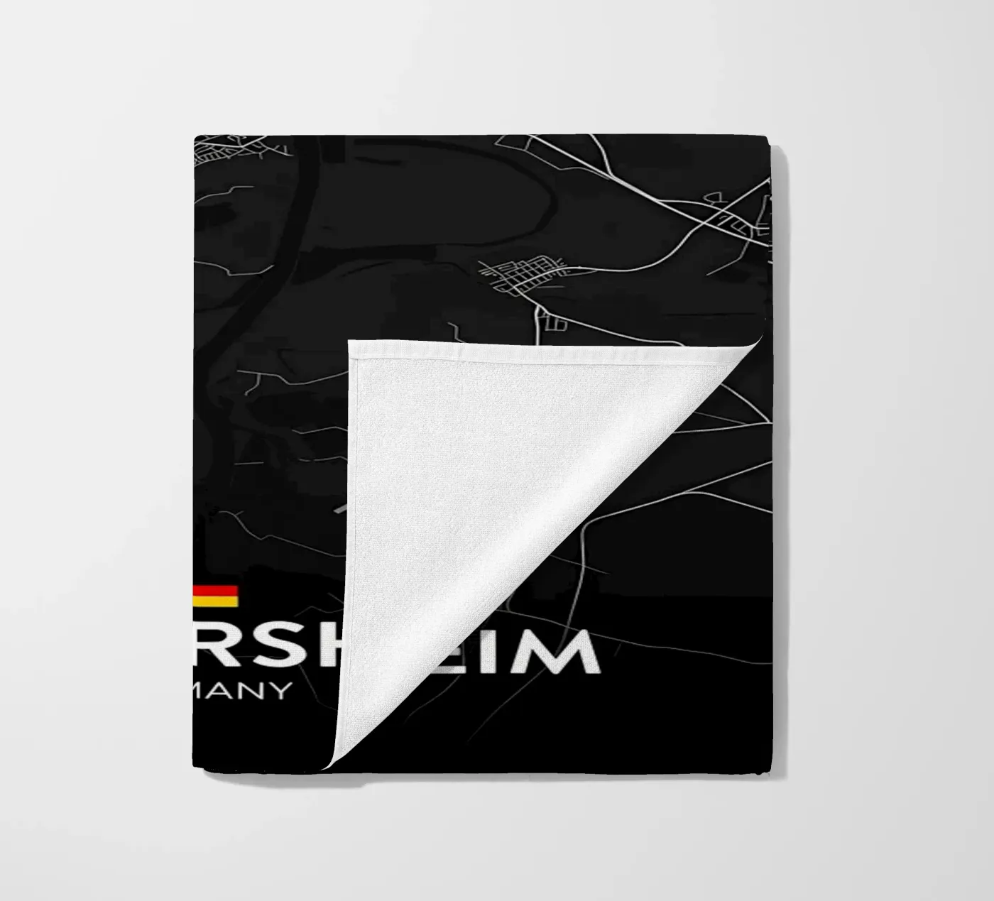 map strandhanddoek van Christopher Adams