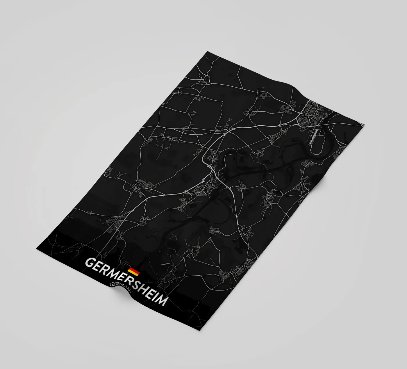 map strandhanddoek van Christopher Adams