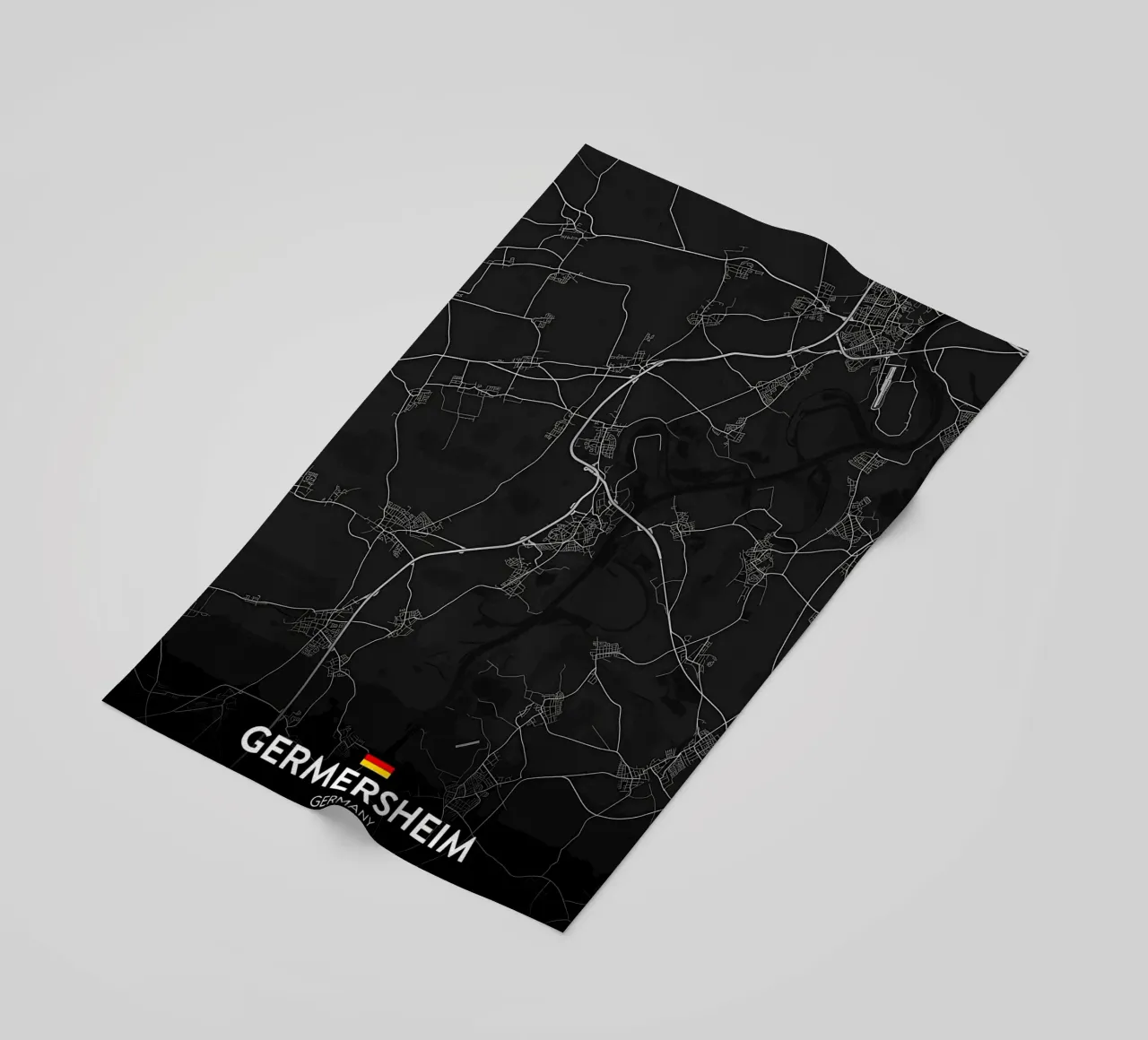 map strandhanddoek van Christopher Adams