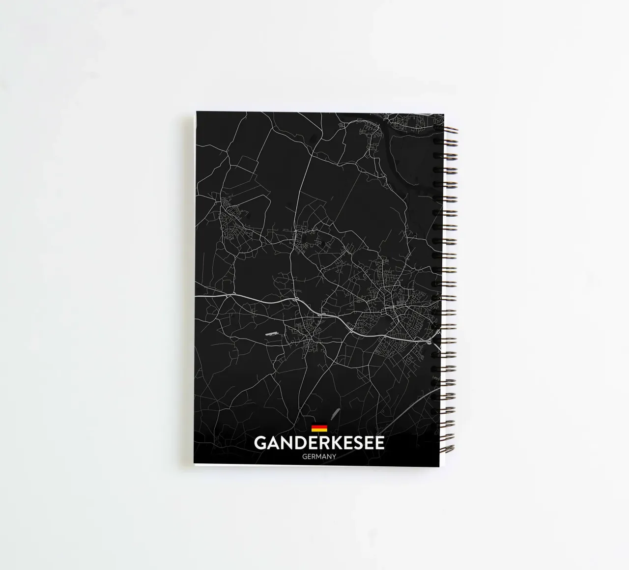 Ganderkesee DE spiral notebook by Christopher Adams