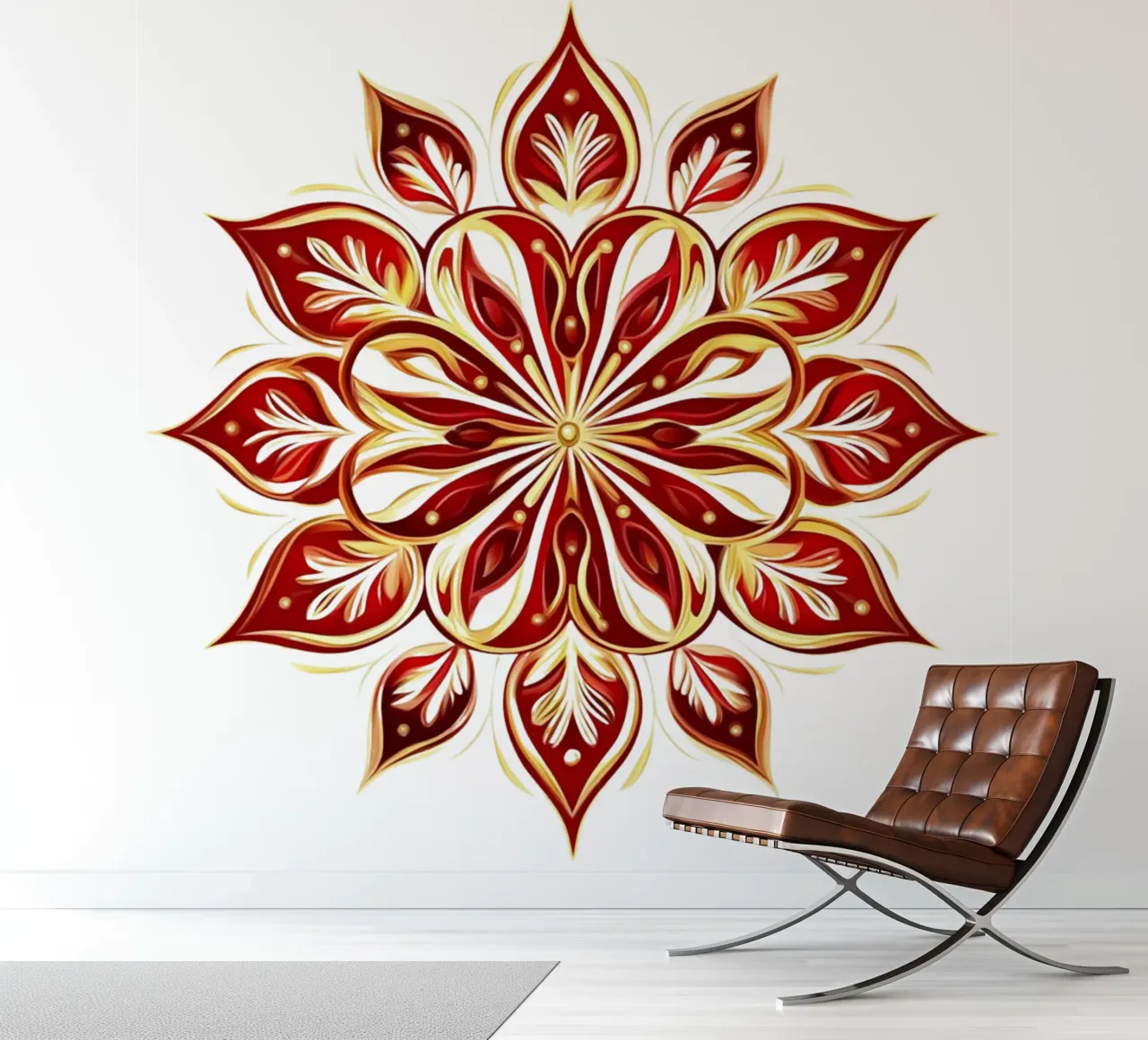 Mandala de Noël papier peint photo de Spiritual Touch