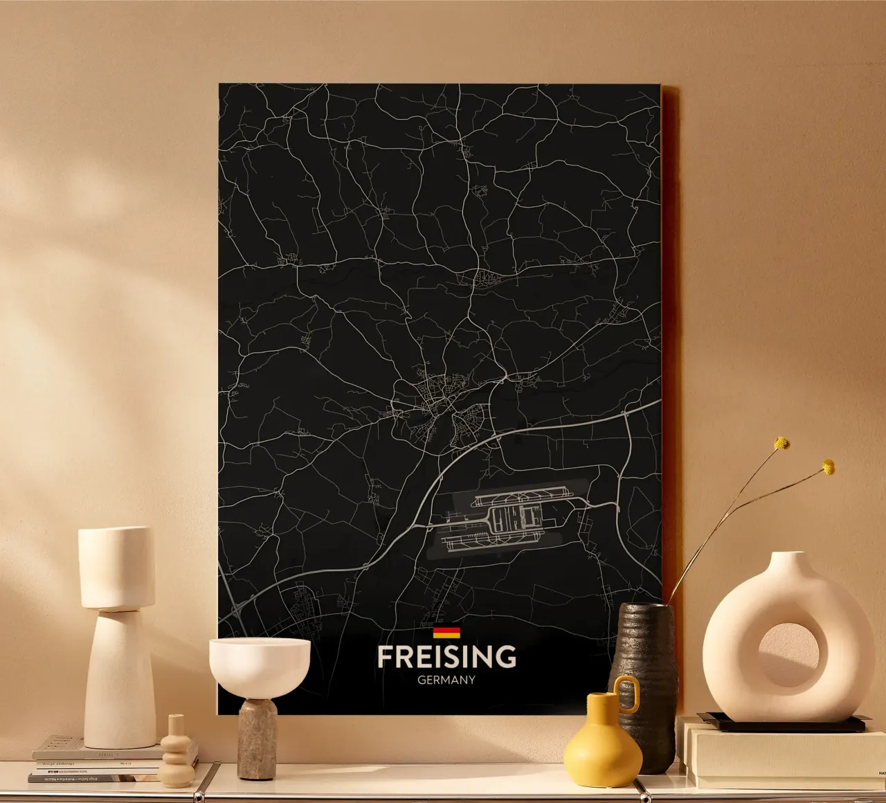 Freising DE canvas met Baklijst van Christopher Adams