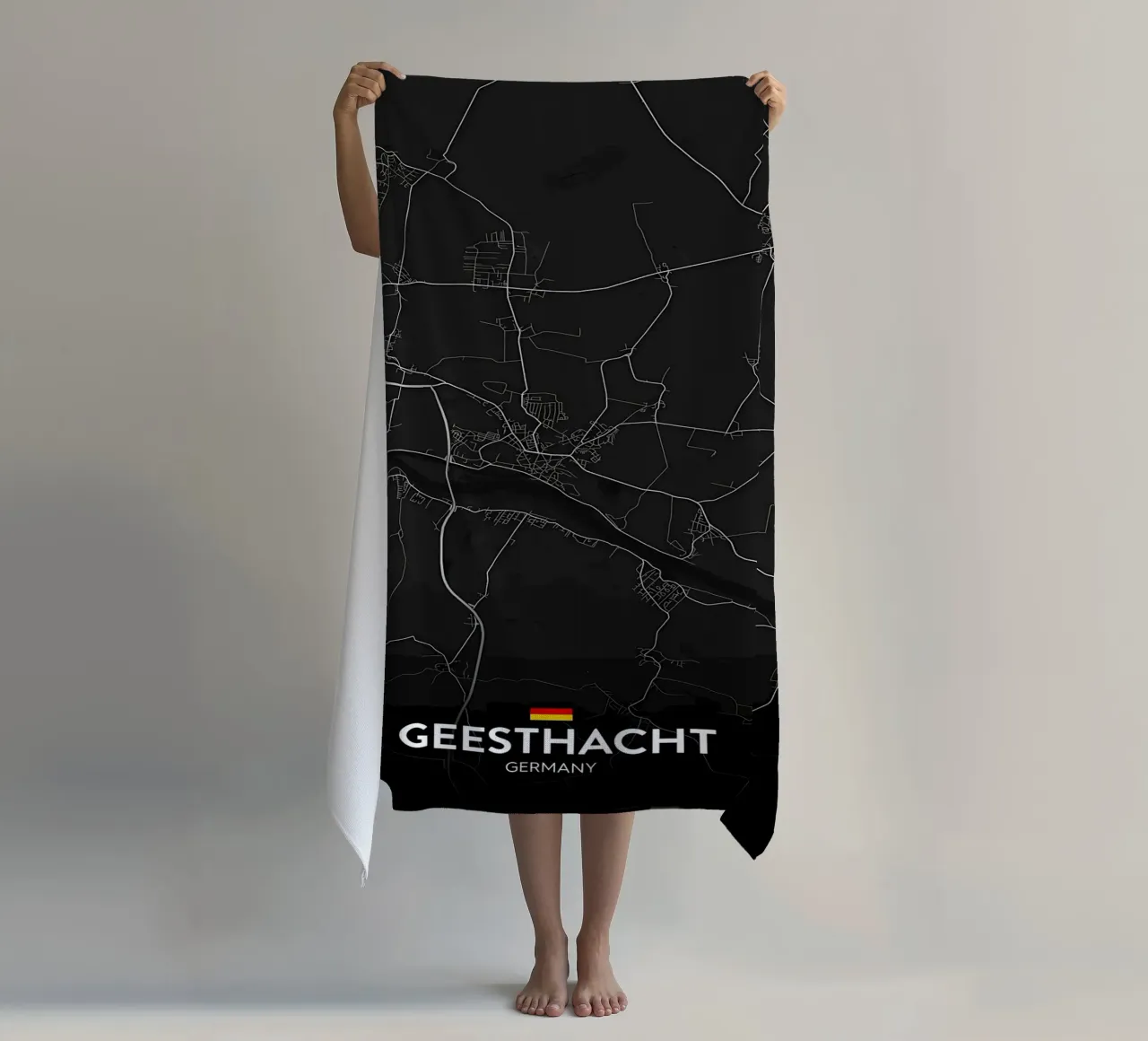 Geesthacht DE beach towel by Christopher Adams