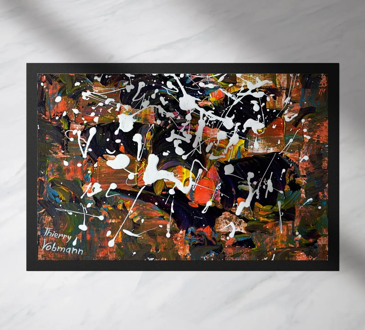 3D DREAM 4 zerbino da Thierry Vobmann Abstract painting