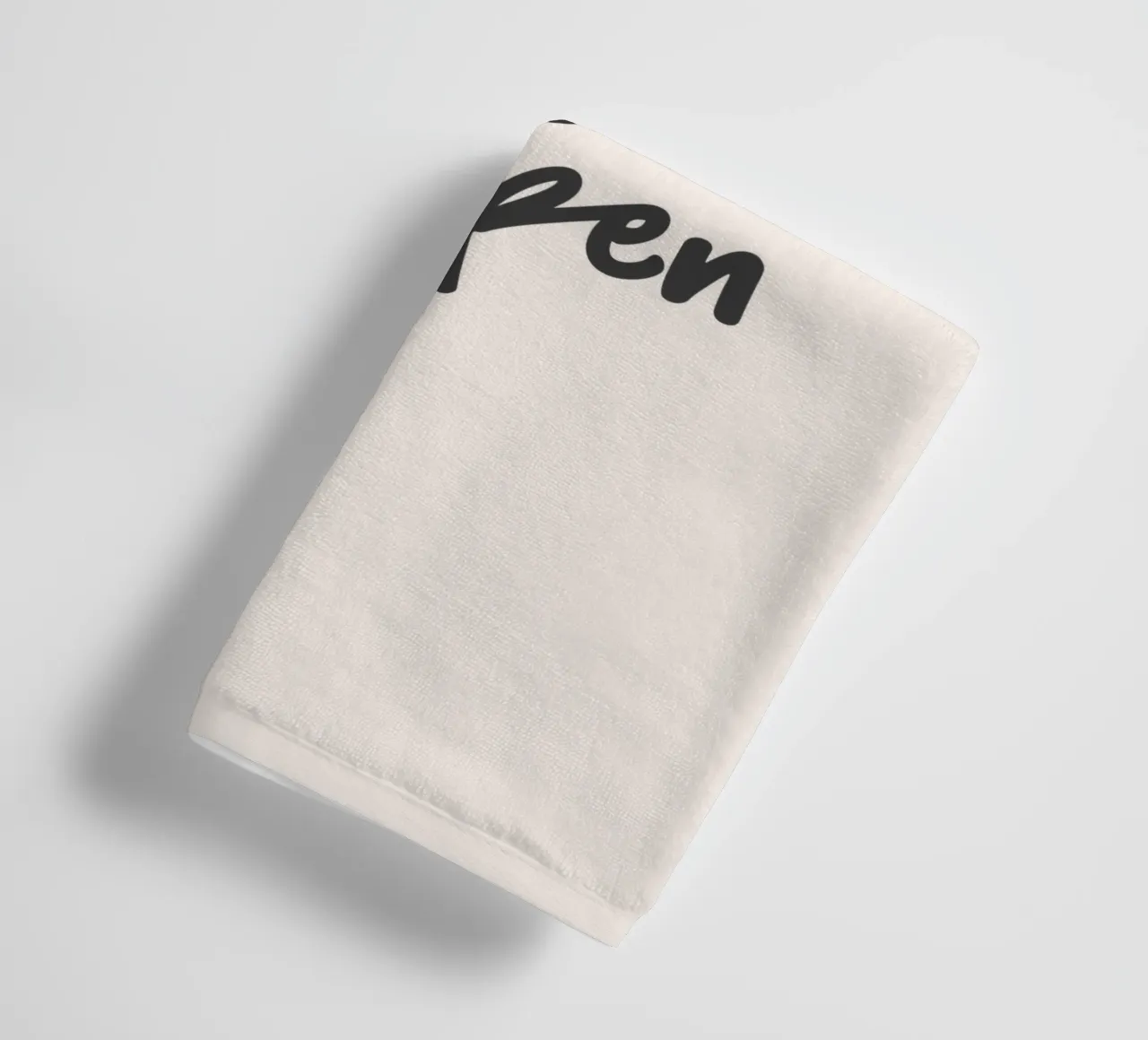 What's The Best That Could Happen Typography Design towel by THE MOTIVATED TYPE