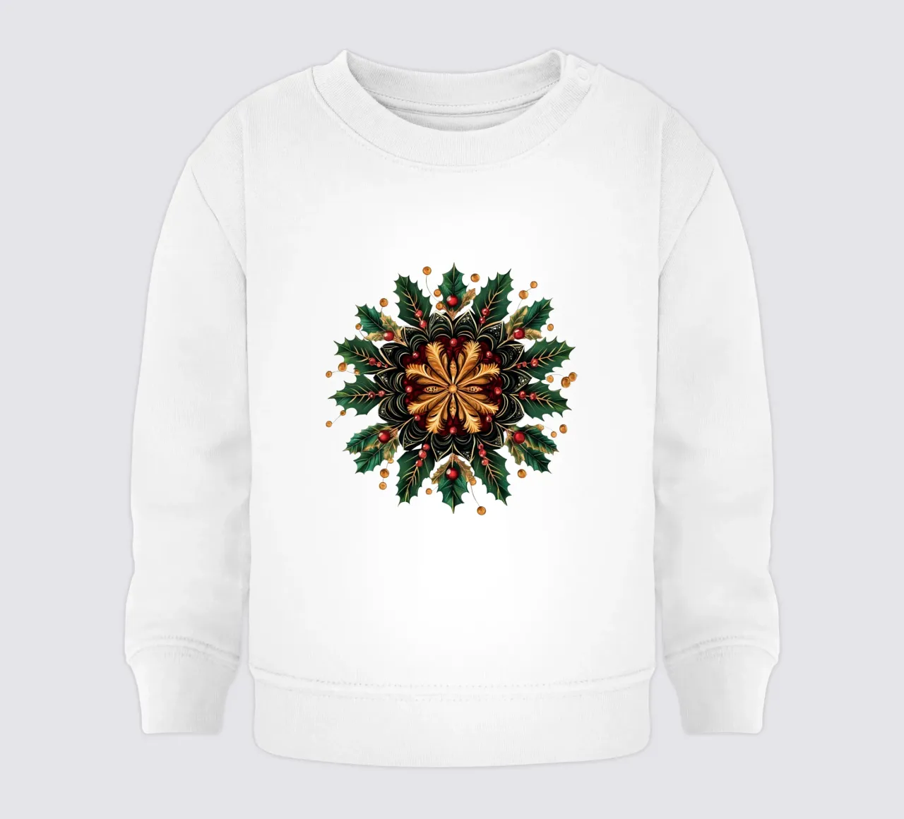 Mandala di Natale felpa neonato da Spiritual Touch