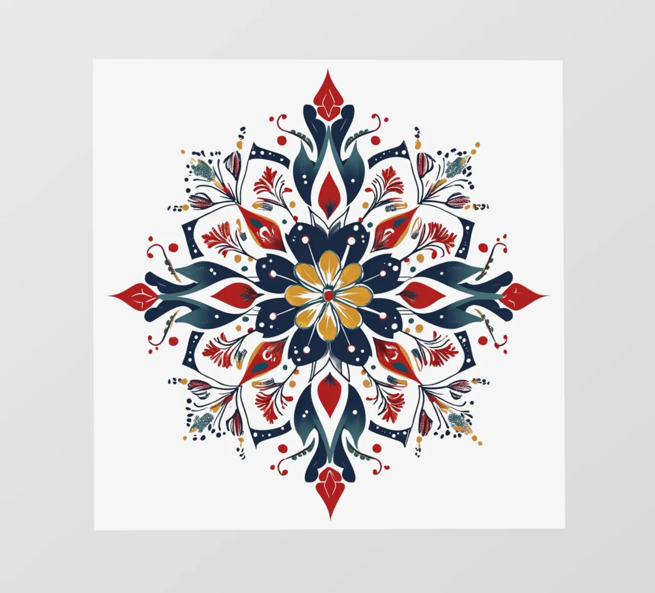 Mandala di Natale telo in pvc da Spiritual Touch