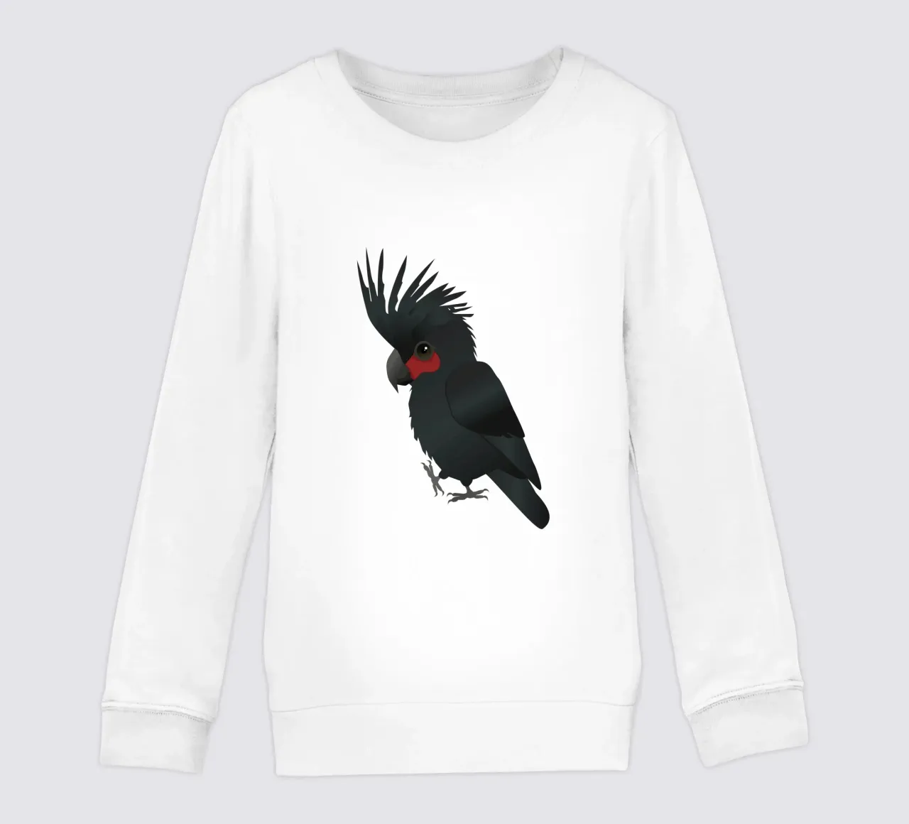 Palmera cacatúa ilustración vectorial sudadera para niño de BwiseLizzy