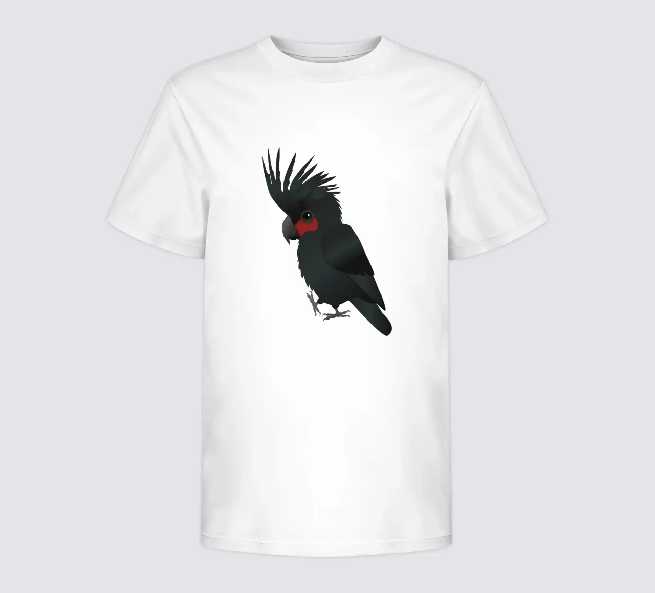 Illustration vectorielle d'un cacatoès palmiste t-shirt enfant de BwiseLizzy