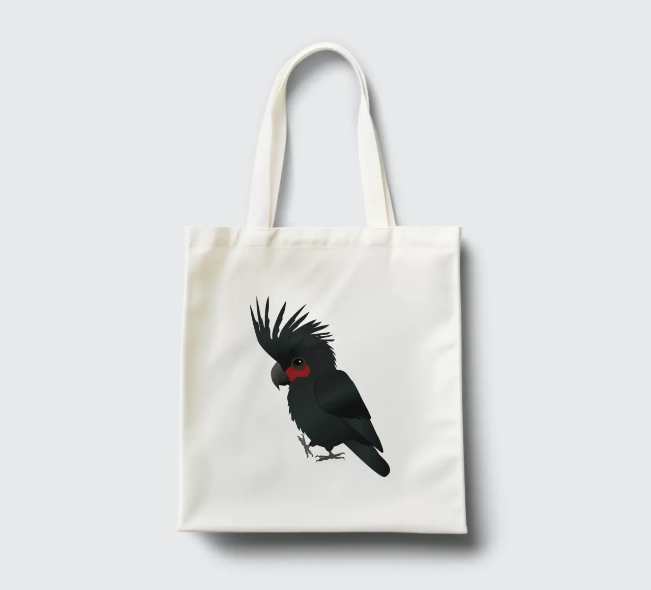 Palm cockatoo vector illustration tote bag by BwiseLizzy