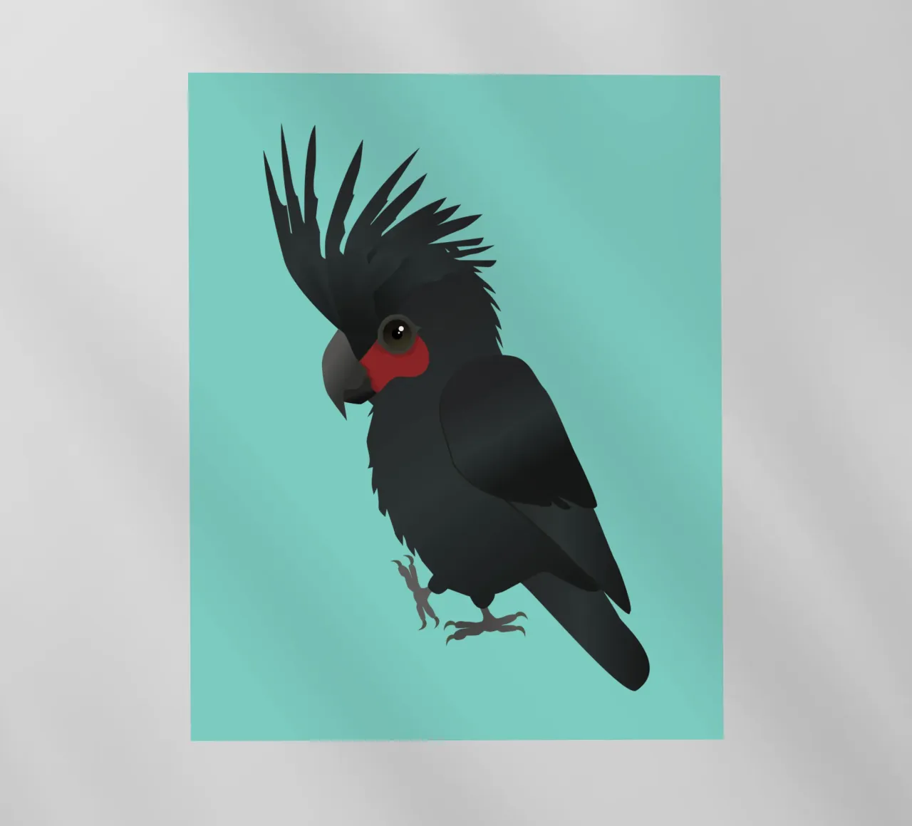 Illustrazione vettoriale del cacatua delle palme pellicola backlit da BwiseLizzy