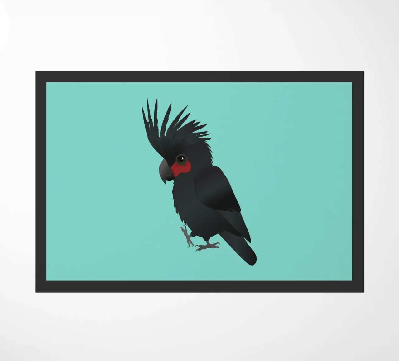 Illustration vectorielle d'un cacatoès palmiste paillasson de BwiseLizzy