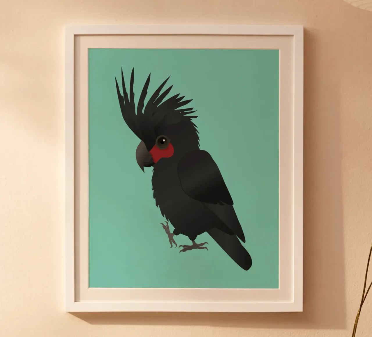 Palmera cacatúa ilustración vectorial hahnemühle de BwiseLizzy