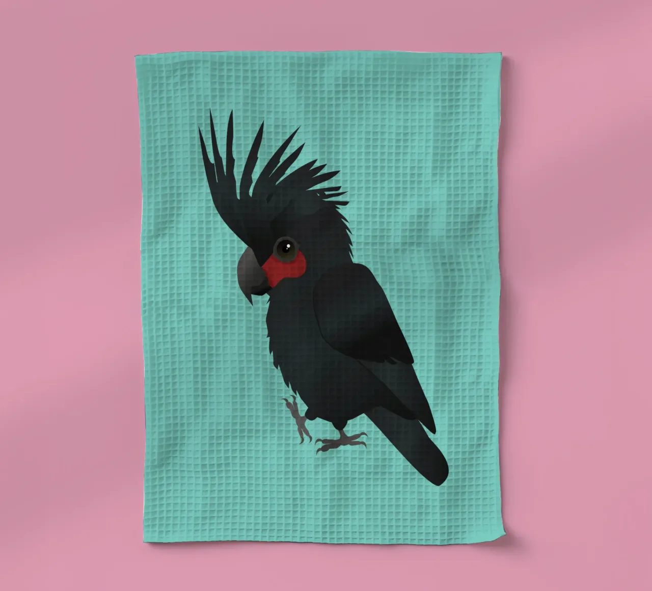 Illustration vectorielle d'un cacatoès palmiste torchon de BwiseLizzy
