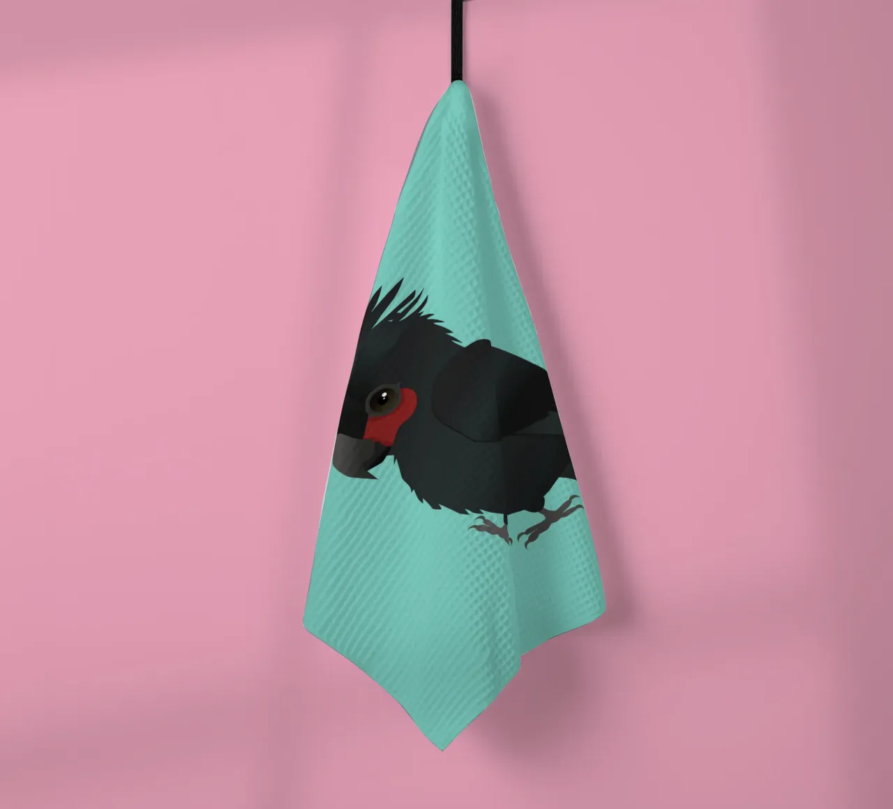 Illustration vectorielle d'un cacatoès palmiste torchon de BwiseLizzy