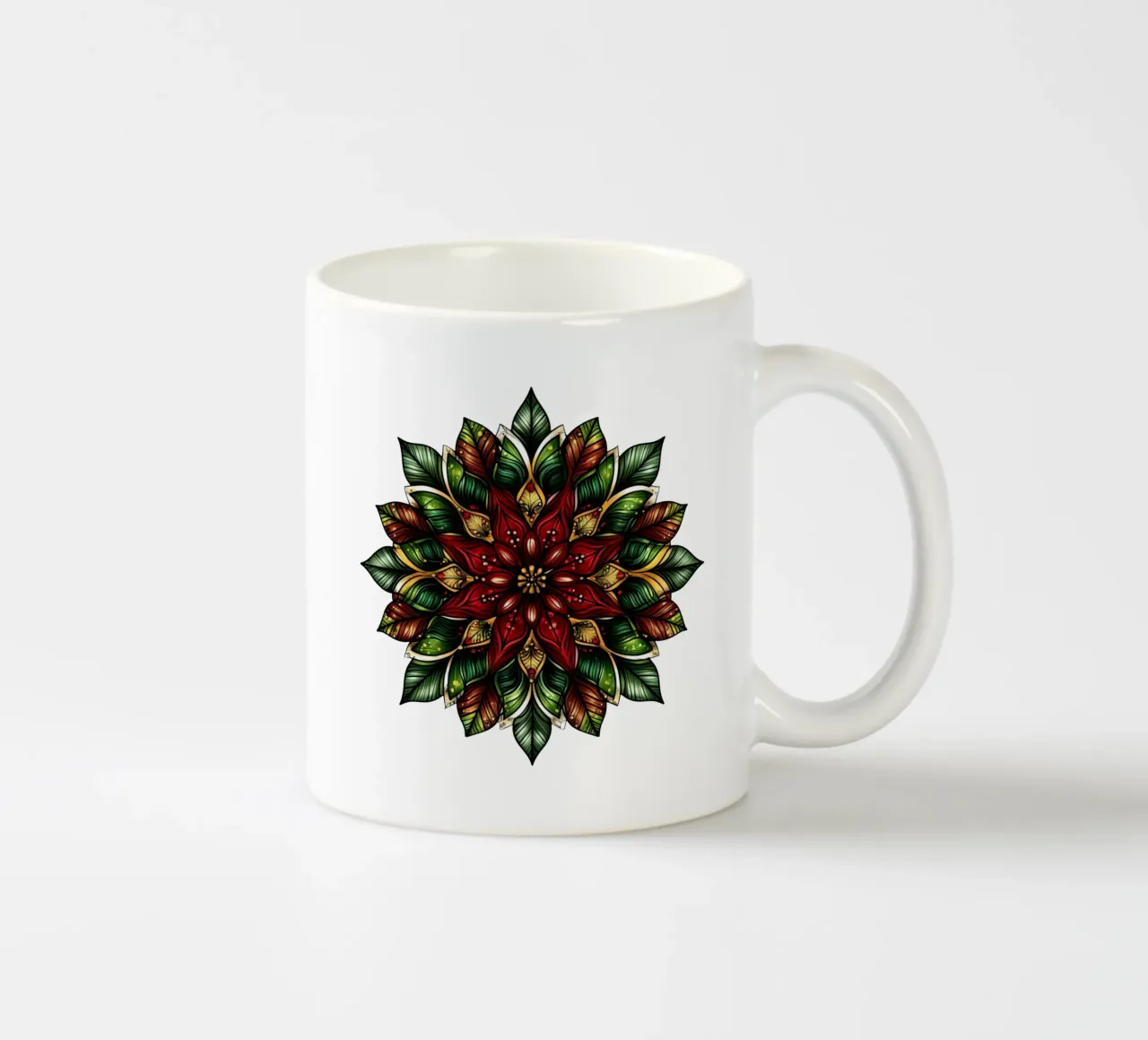 Mandala di Natale tazza in ceramica da Spiritual Touch