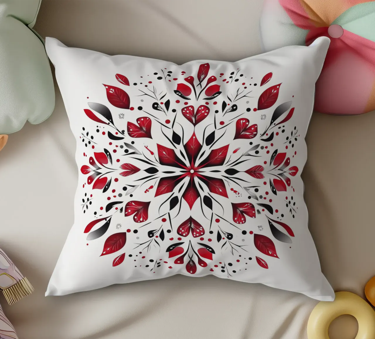 Mandala di Natale cuscino da Spiritual Touch