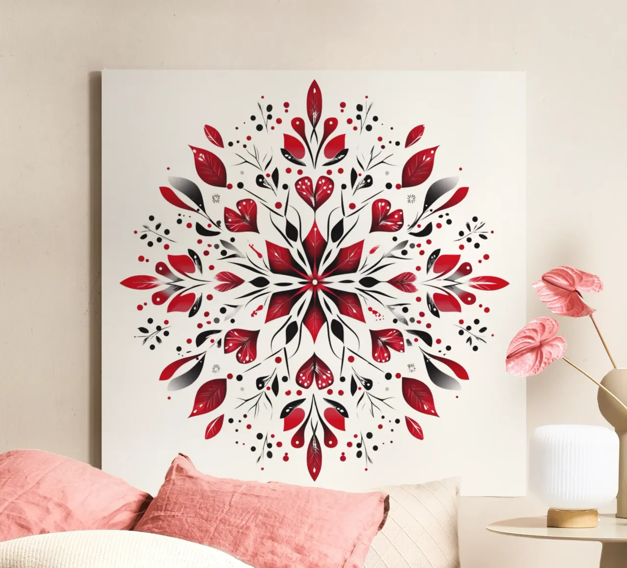 Christmas Mandala canvas by Spiritual Touch