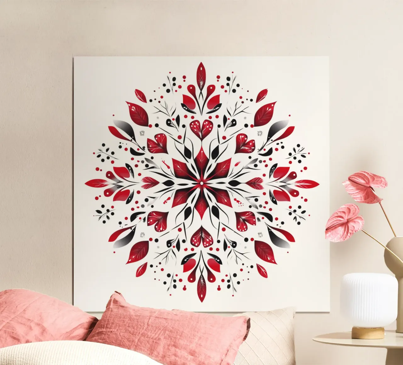 Mandala de Navidad poster de Spiritual Touch