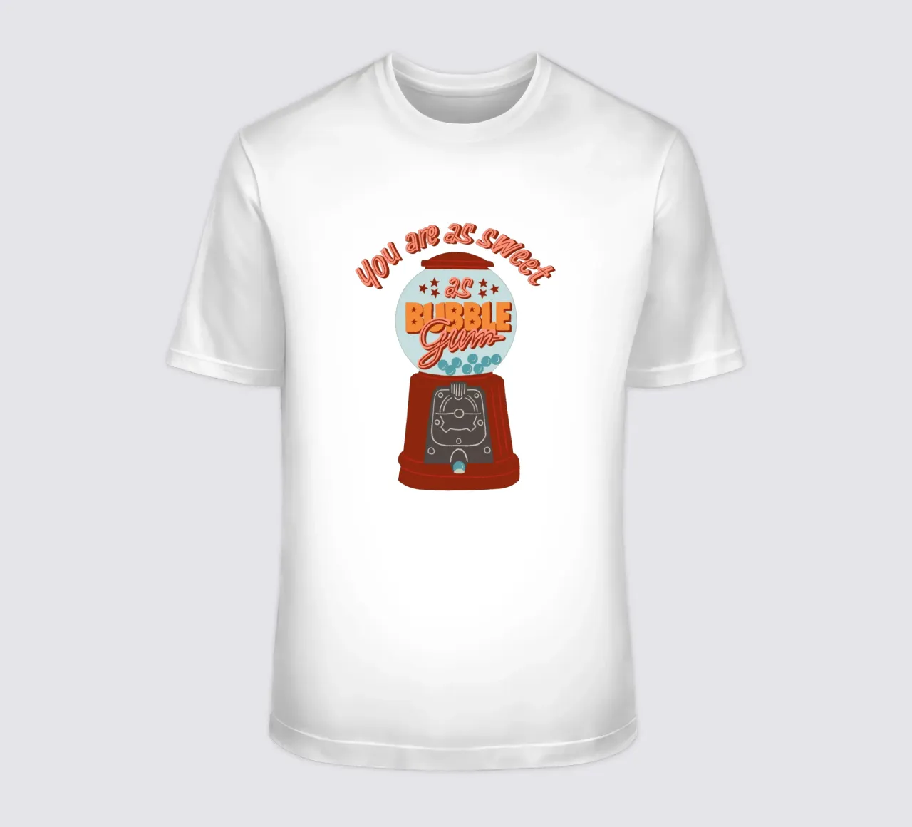Küche Kaugummi Automat Lustiges Zitat Retro t-shirt da incomeforcreatives