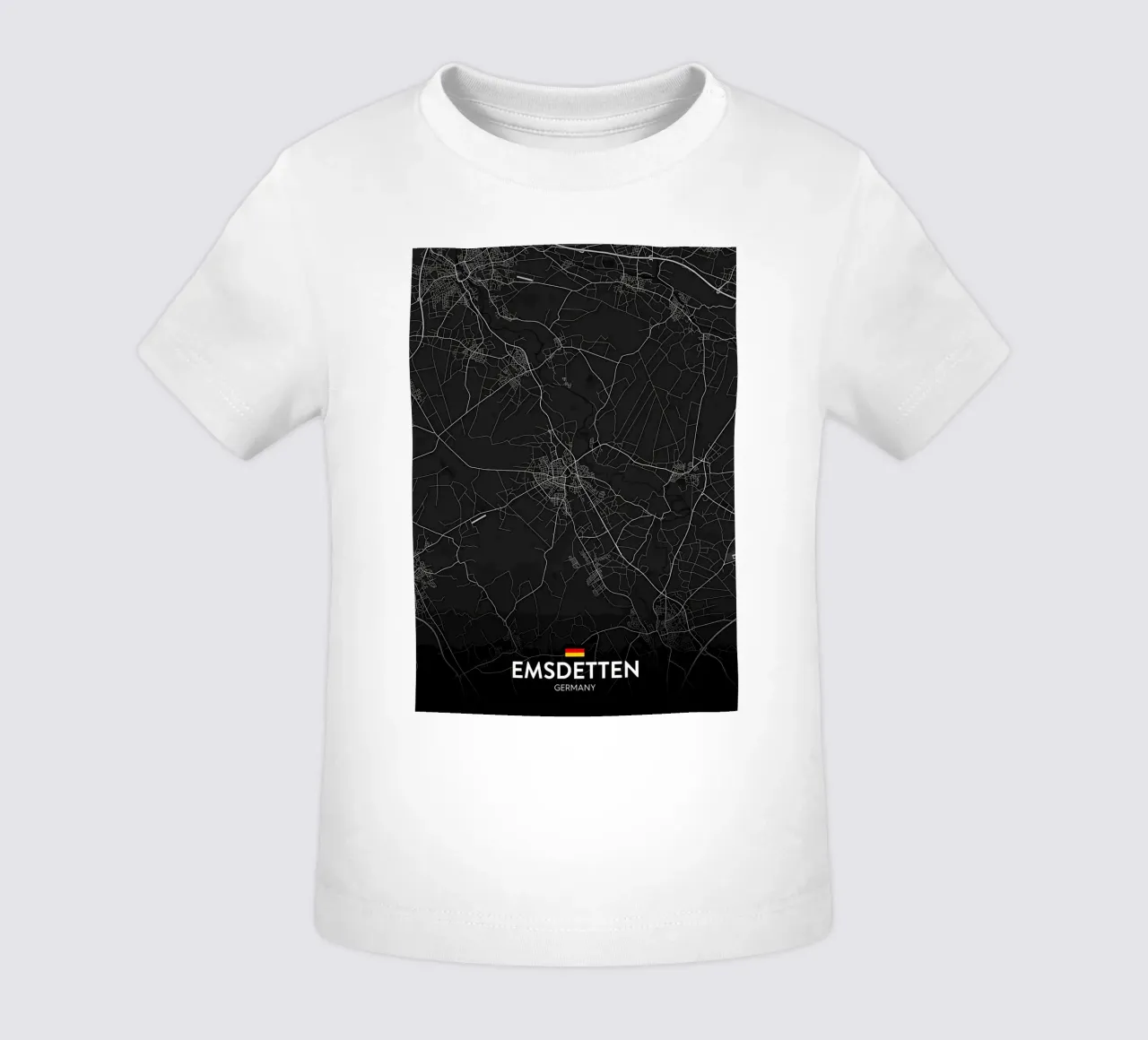 Emsdetten DE baby t-shirt by Christopher Adams