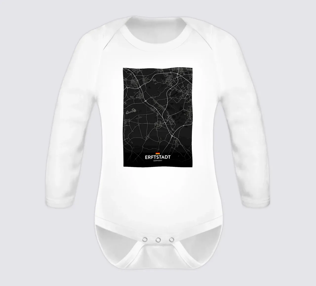 Erftstadt DE long-sleeve baby romper by Christopher Adams