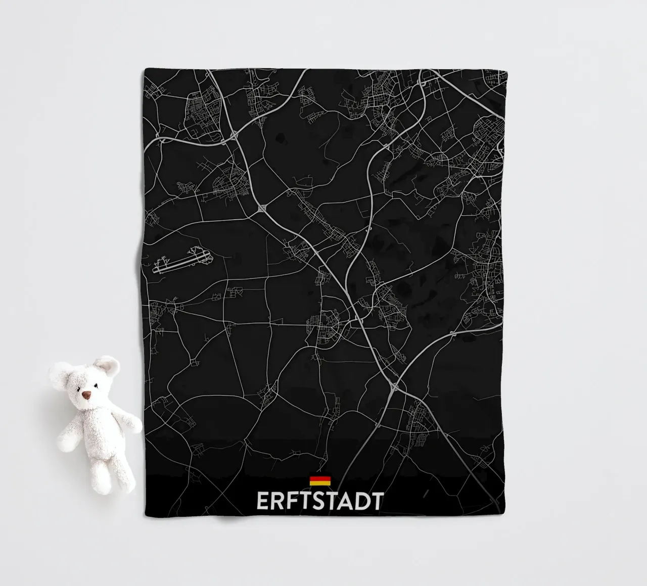 Erftstadt DE fleece blanket by Christopher Adams