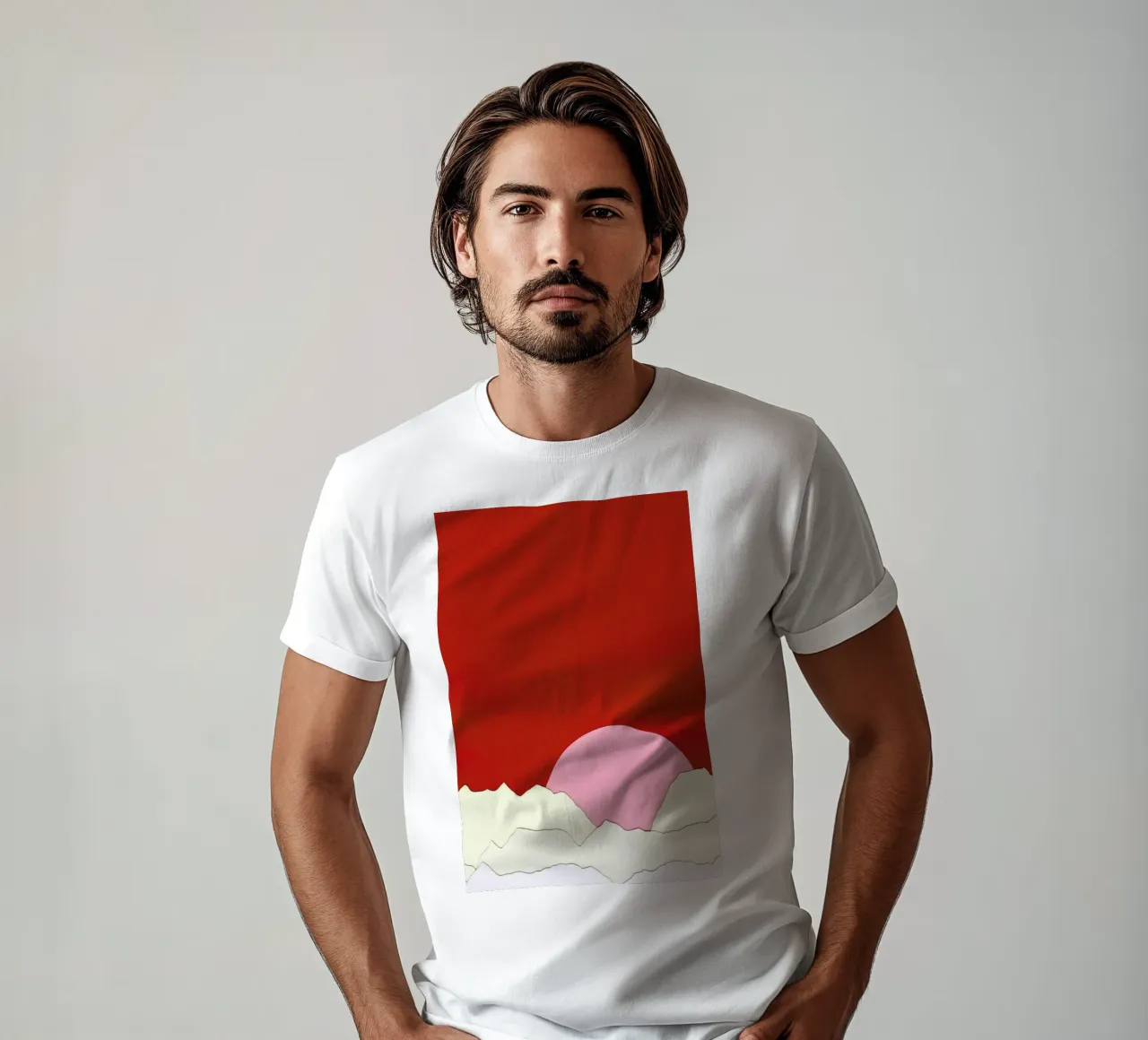 Sunset Styria t-shirt da Rosi Feist