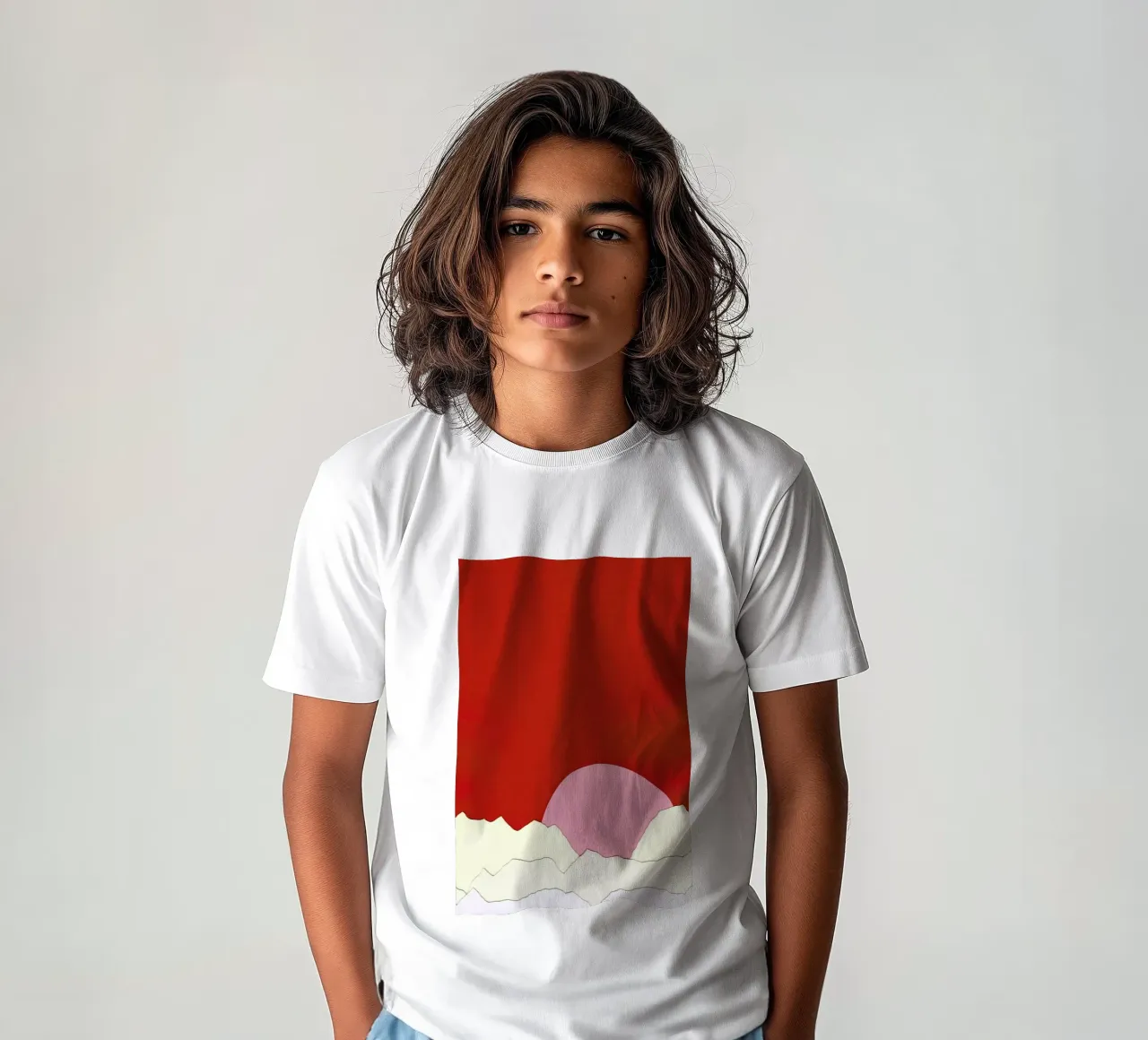 Sunset Styria kinder t-shirt van Rosi Feist