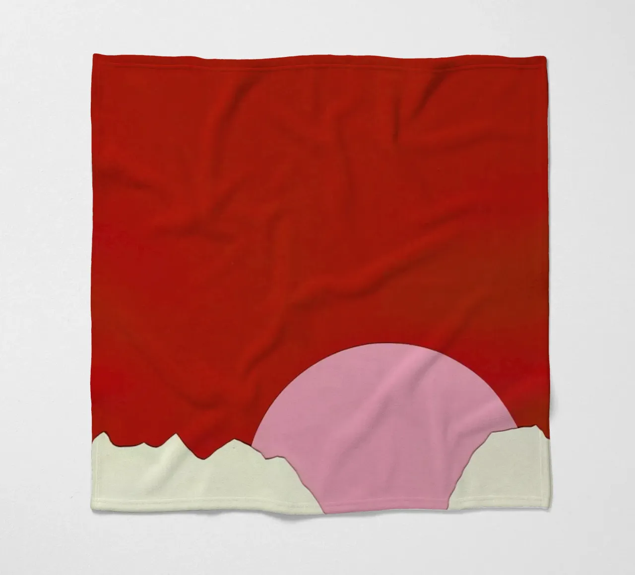 Sunset Styria Fleecedecke von Rosi Feist