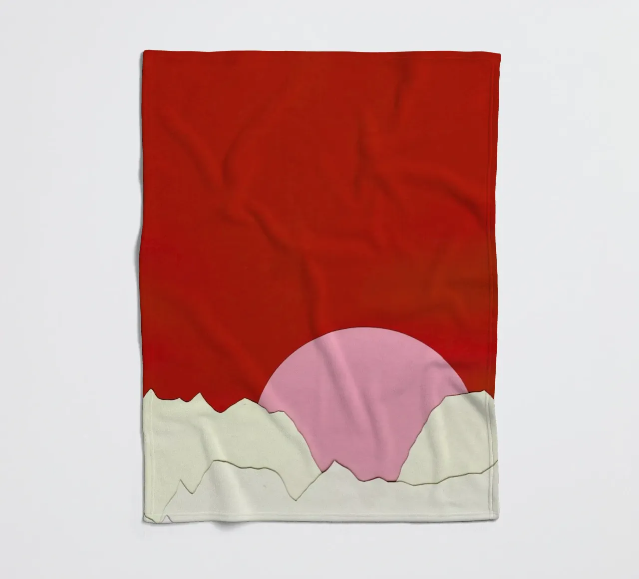 Sunset Styria Fleecedecke von Rosi Feist