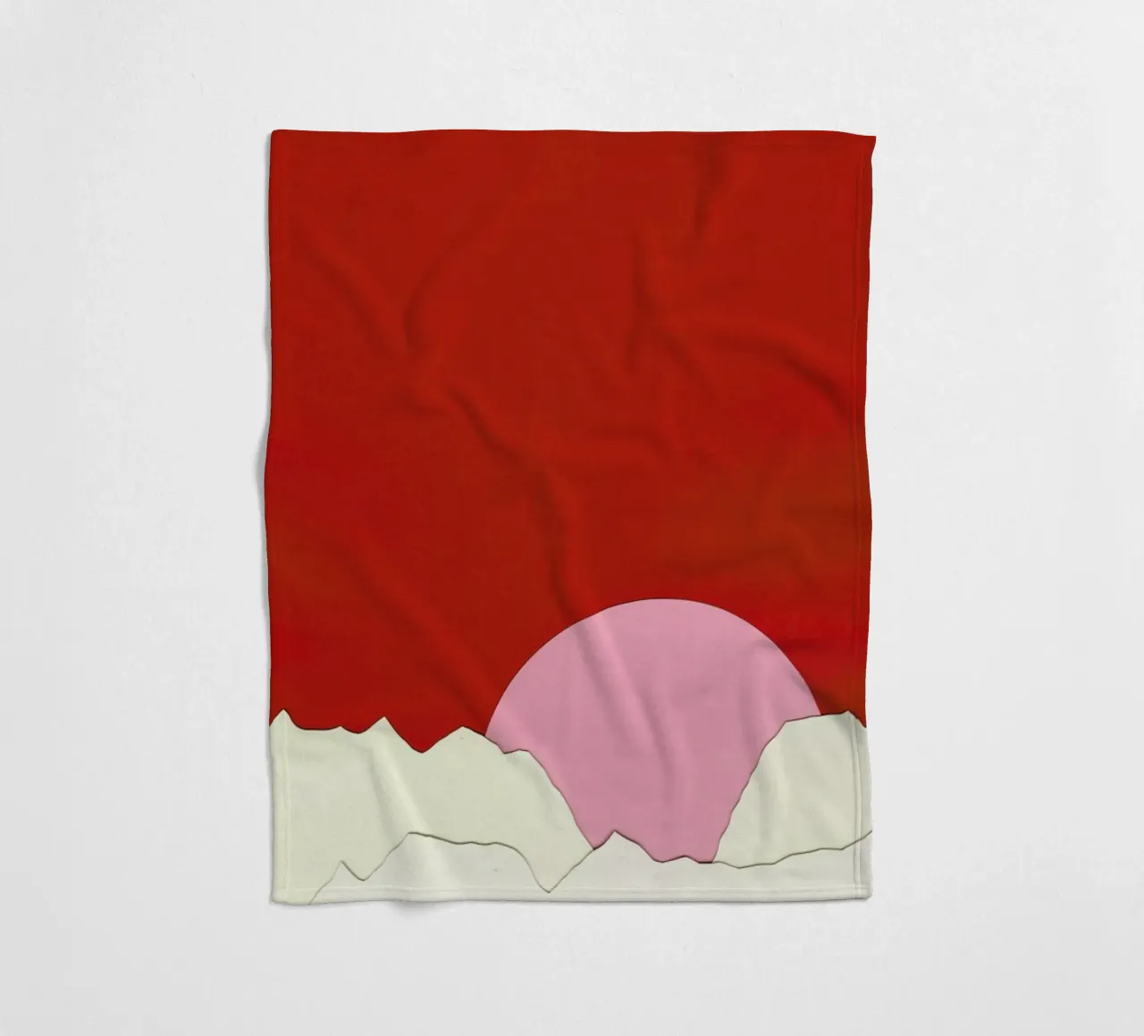 Sunset Styria Fleecedecke von Rosi Feist