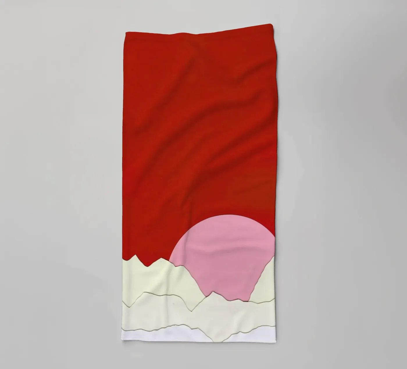 Sunset Styria badhanddoek van Rosi Feist