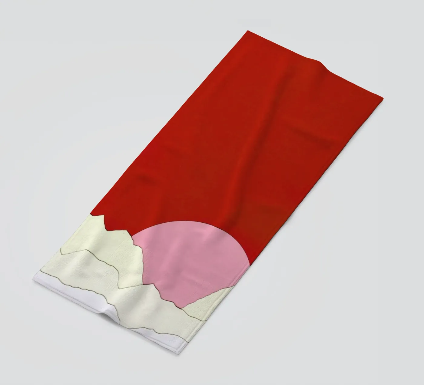 Sunset Styria Strandtuch von Rosi Feist