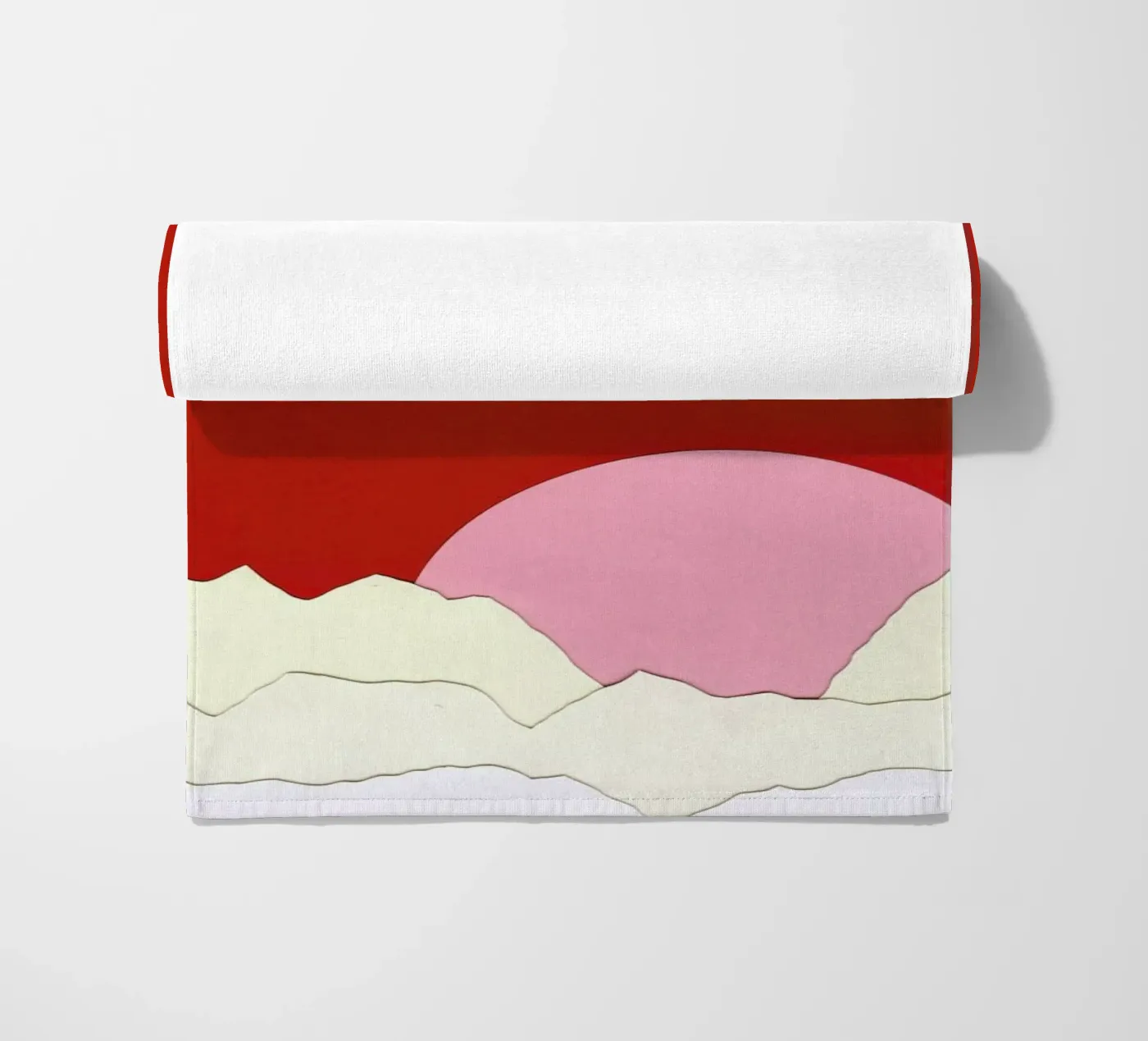 Sunset Styria Strandtuch von Rosi Feist