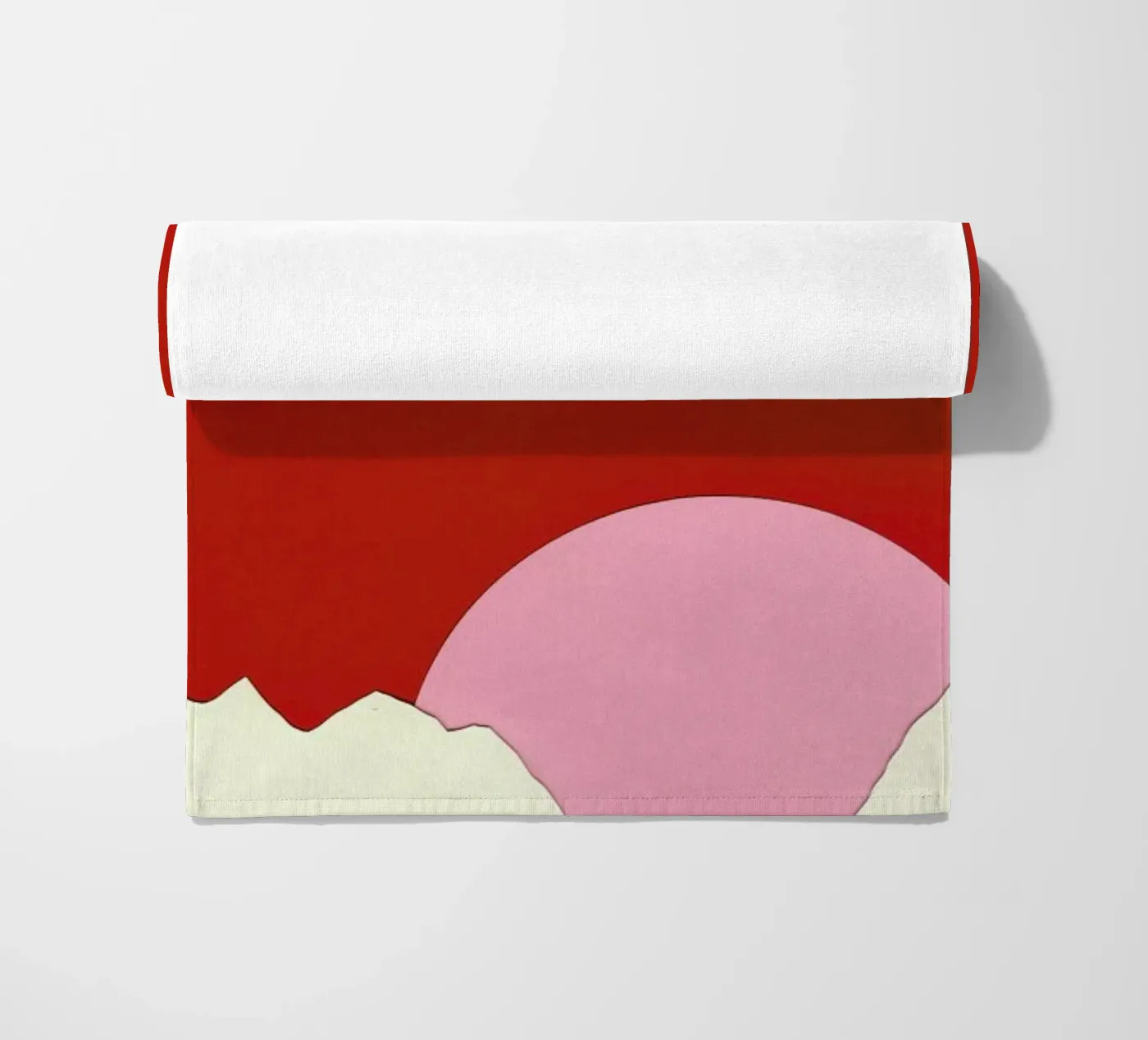 Sunset Styria beach towel by Rosi Feist